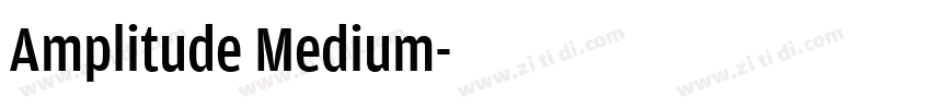 Amplitude Medium字体转换